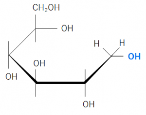 糖アルコール化学構造式